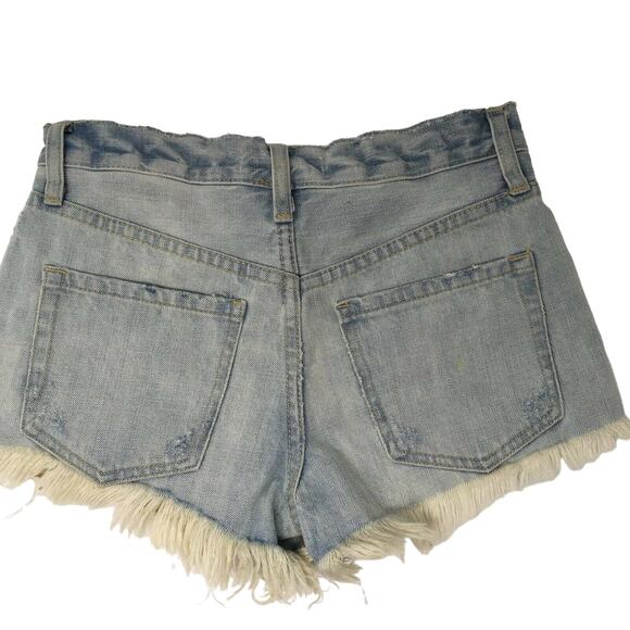 free people | daisy lace frayed shorts - Picture 5 of 16
